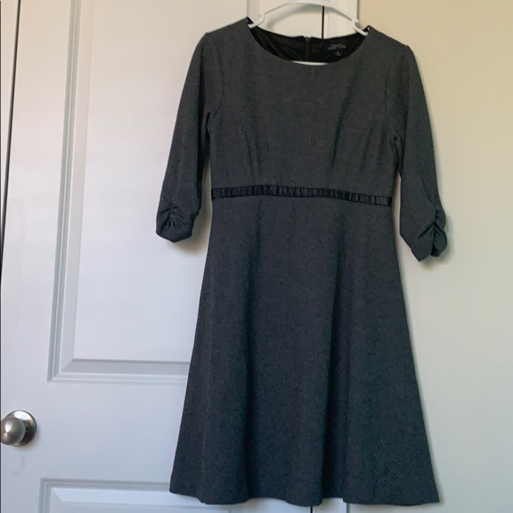 Grey Heather Knit Tahari Dress